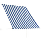 VidaXL Laifel Extendable 100x150 cm blue and white