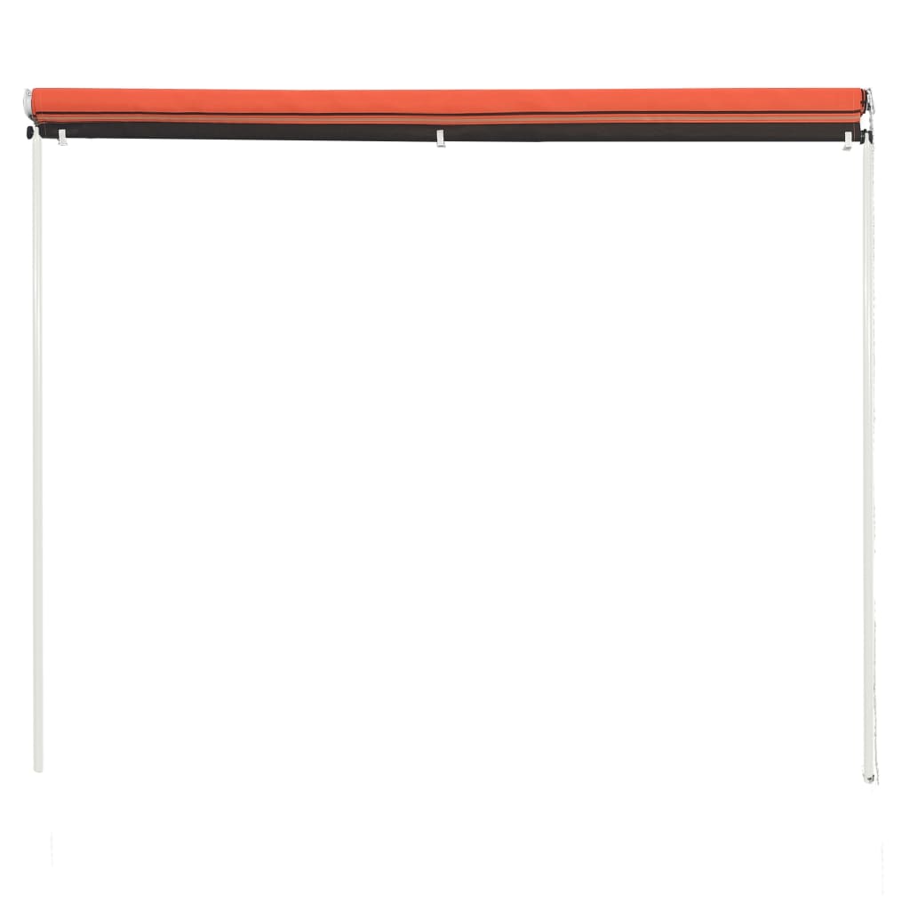 Vidaxl luifel ausziehbar 100x150 cm Orange und Braun