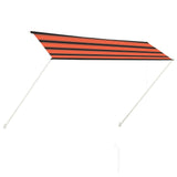 Vidaxl Luifel Extendible 300x150 cm de naranja y marrón