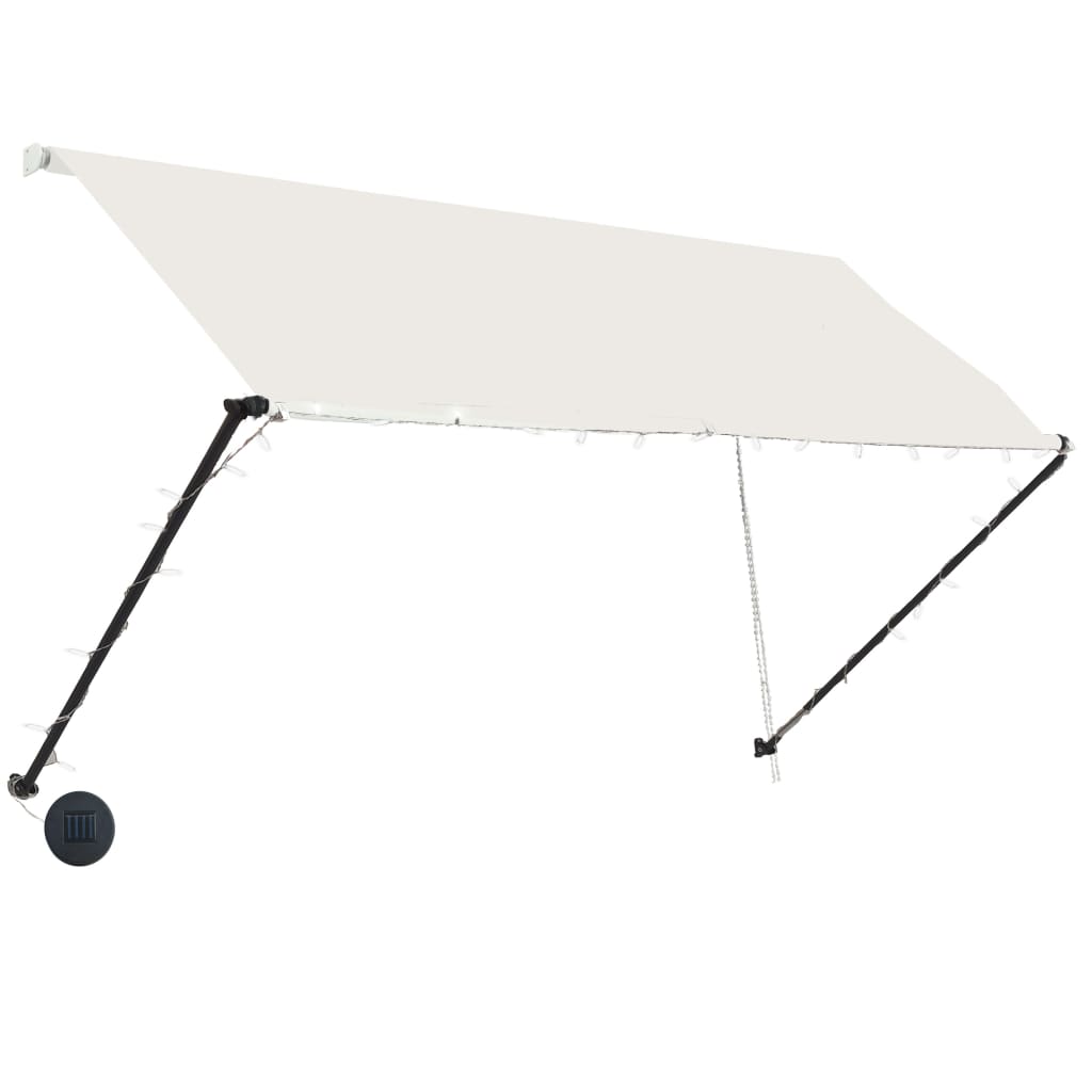 Vidaxl Luifel extensible con crema LED 250x150 cm