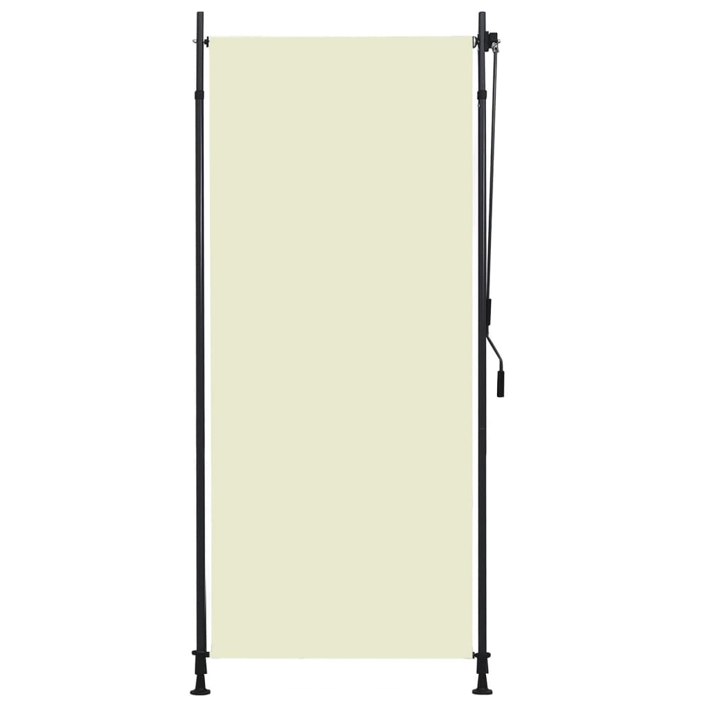 Vidaxl rolgordijn voor buiten 100x270 cm crème