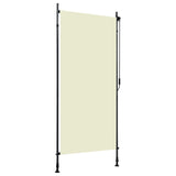 Vidaxl rolgordijn voor buiten 100x270 cm crème