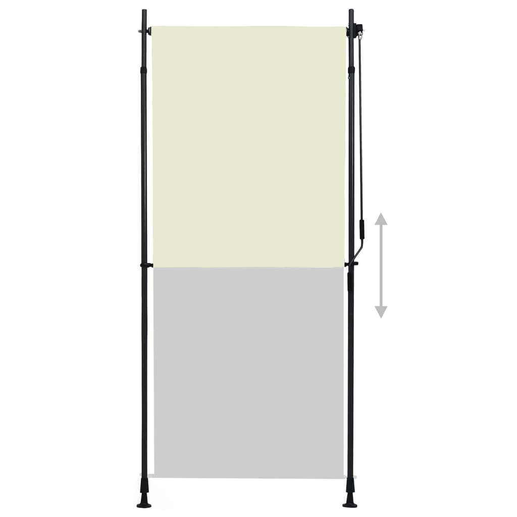 Vidaxl Roller Blind til eksterne 100x270 cm creme