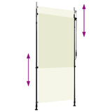 Vidaxl Roller Blind für externe 100x270 cm Creme