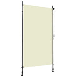 Vidaxl Roller Blind für außerhalb 120x270 cm Creme