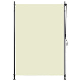 Vidaxl Roller Blind na zewnątrz 150x270 cm krem