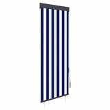Vidaxl Roller Blind für äußere 60x250 cm blau und weiß