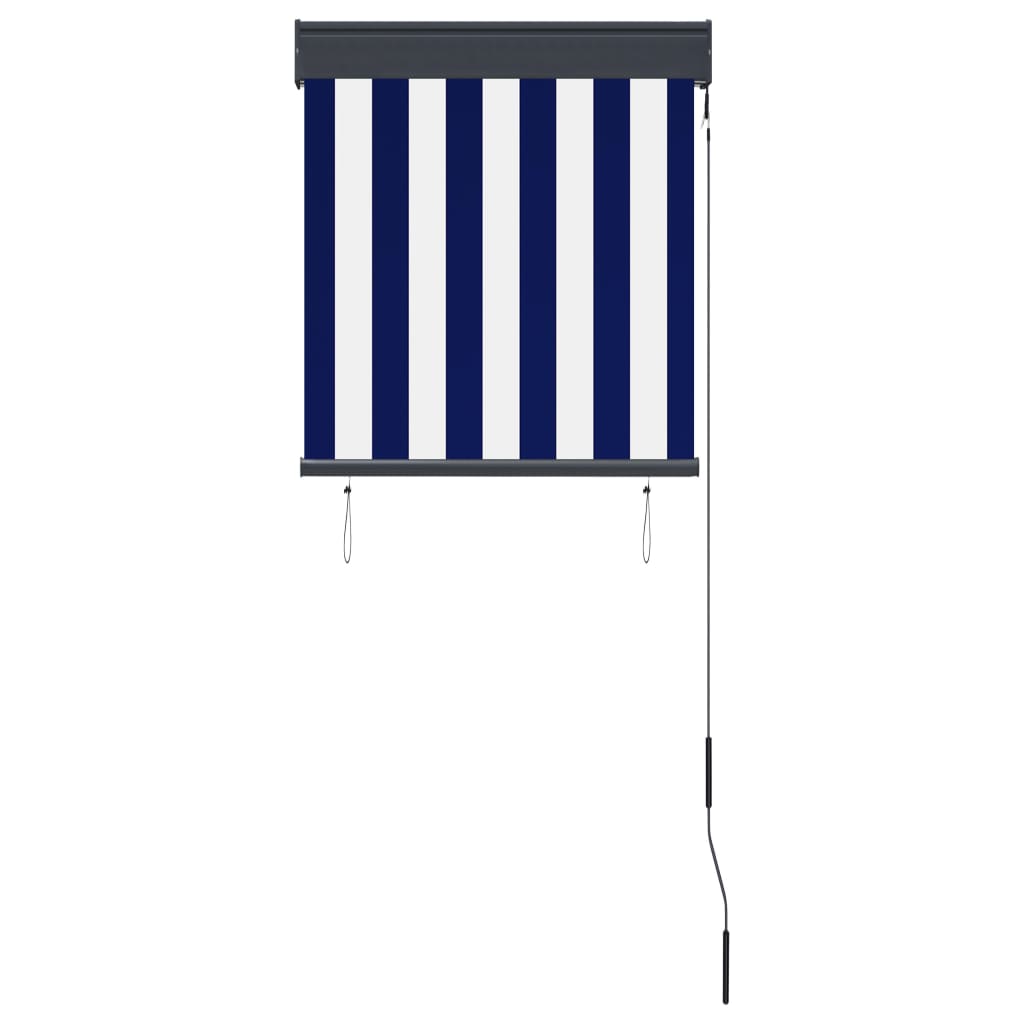 Vidaxl Rouleau aveugle pour l'extérieur de 60x250 cm bleu et blanc