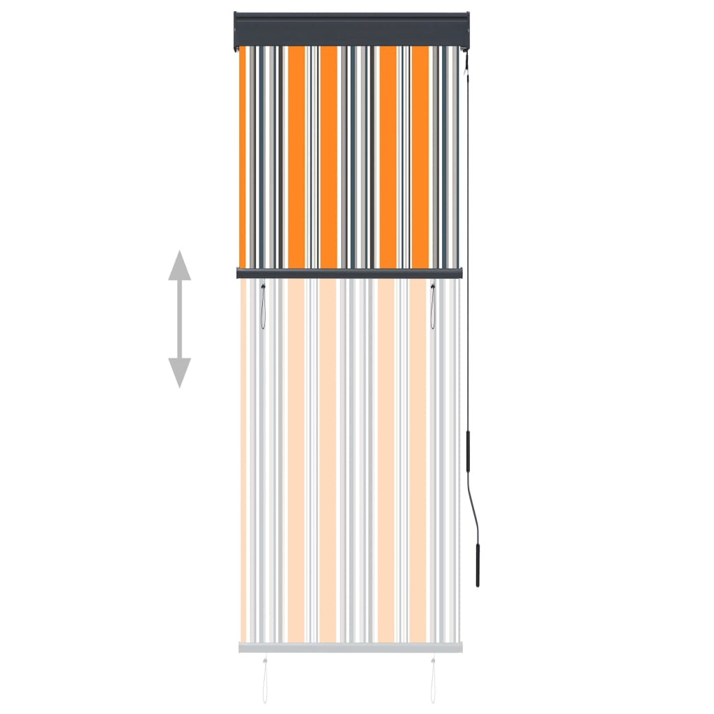 Vidaxl valja slepi za zunanjo 60x250 cm rumeno in modro