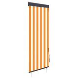 VidaXL roller blind for outside 60x250 cm white and orange