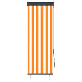 VidaXL roller blind for outside 60x250 cm white and orange