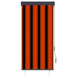 Vidaxl roller blind for outside 80x250 cm orange and brown