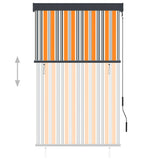 Vidaxl Roller Blind til udenfor 100x250 cm gul og blå