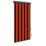 Vidaxl rolgordijn voor buiten 100x250 cm oranje en bruin