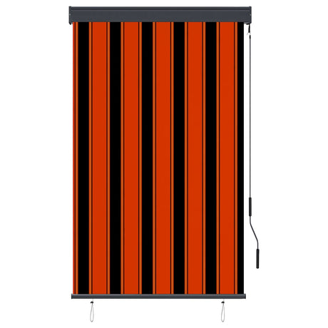 Vidaxl rolgordijn voor buiten 100x250 cm oranje en bruin