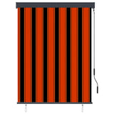 Vidaxl rolgordijn voor buiten 120x250 cm oranje en bruin