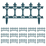 Vidaxl -Gazonkanten 16 ST 10 m PP Grün