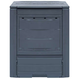 VIDAXL -Kompost -Bins 2 PCs 520 L 60x60x73 cm Grau