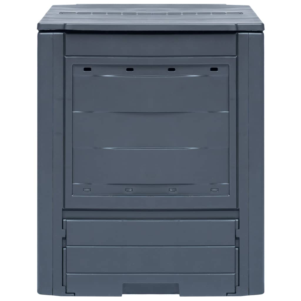 Vidaxl Compost Bins 2 szt. 520 L 60x60x73 cm szary