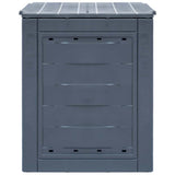 VIDAXL -Kompost -Bins 2 PCs 520 L 60x60x73 cm Grau