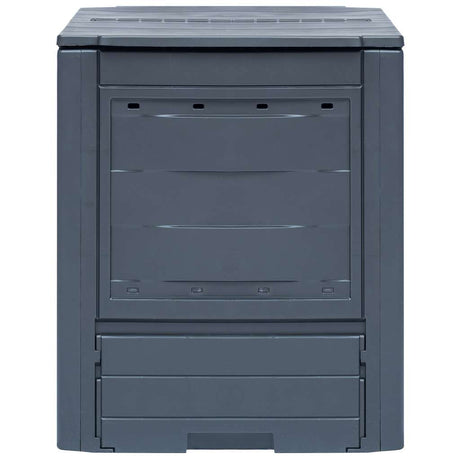 VIDAXL -Kompost -Bins 3 -Stcs 780 L 60x60x73 cm grau