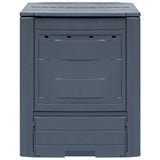 Vidaxl Compost Bins 3 PCS 780 L 60x60x73 CM Gray