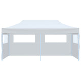 Pop-up Vidaxl PartyTent s bočními stěnami 3x6 m Steel White