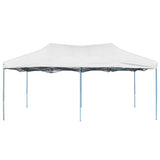 Vidaxl partytent inklapbaar 3x6 m staal wit