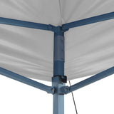 Vidaxl PartyTent pieghevole 3x6 m in acciaio bianco