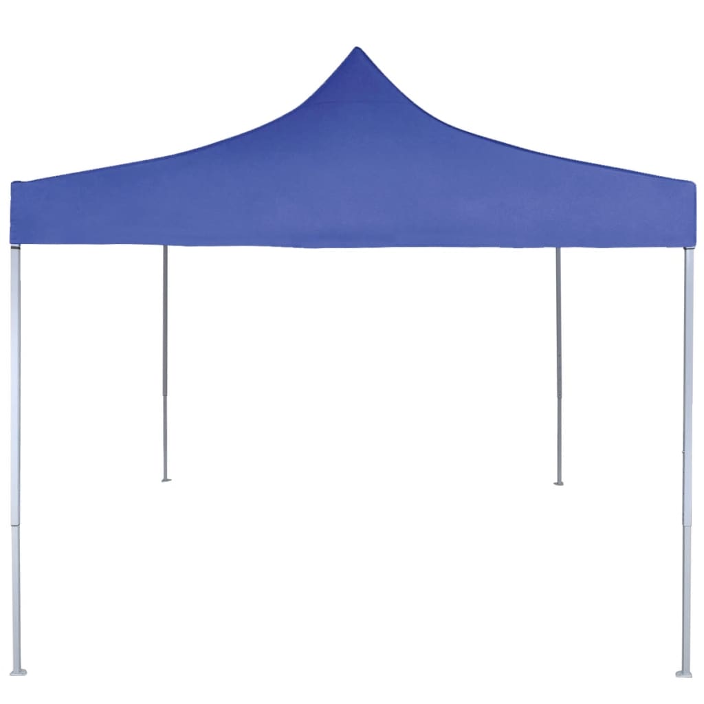 Vidaxl Partytent Profesionalno zložljivo 2x2 m jekleno modro