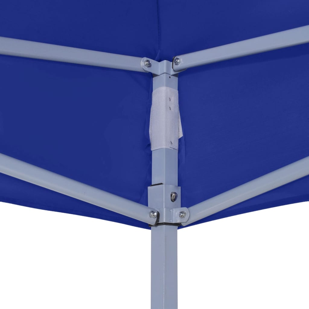 Vidaxl Partytent professionell faltbar 2x2 m Stahlblau