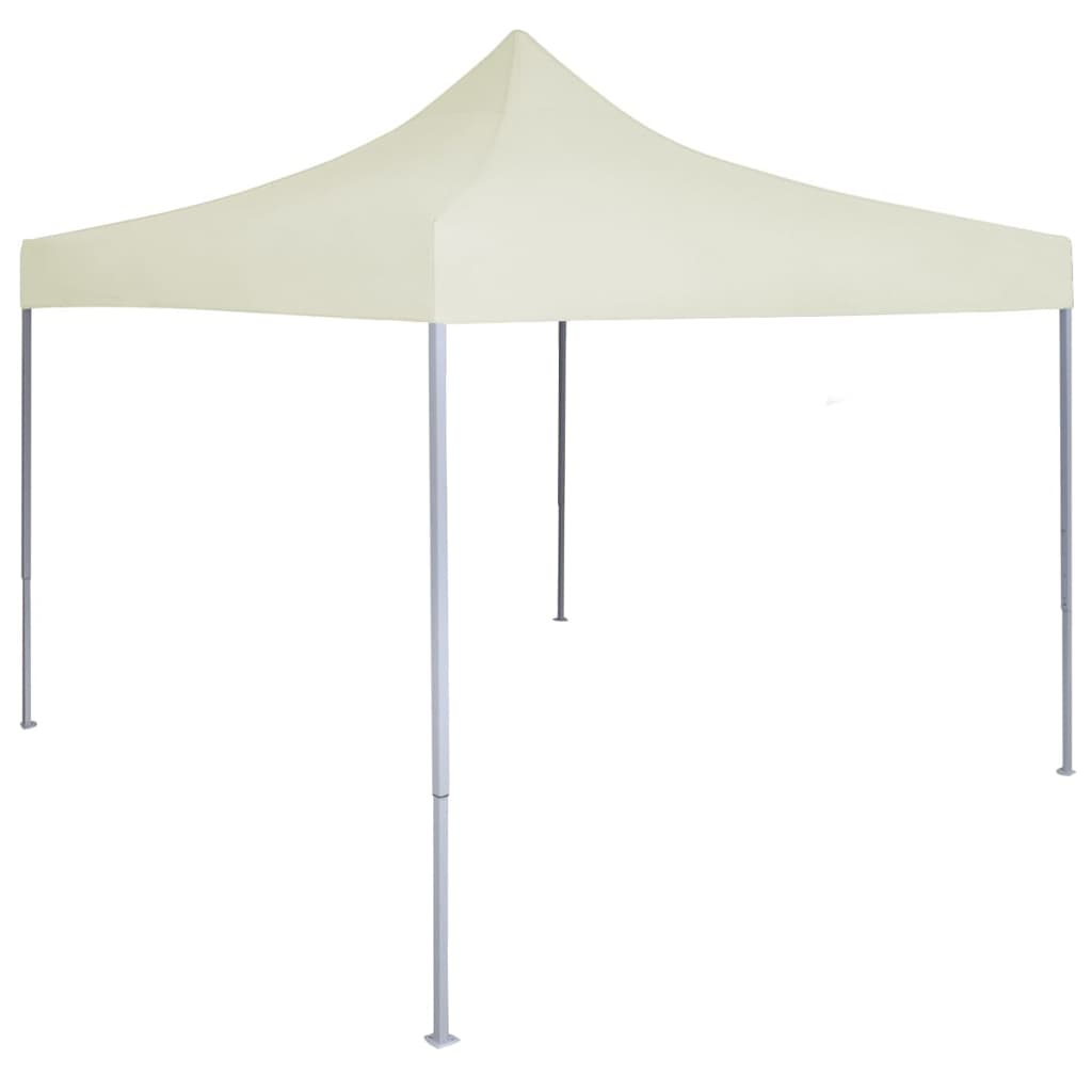 Vidaxl PartyTent Piegabile professionale 2x2 m Crème in acciaio