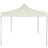 Vidaxl PartyTent Piegabile professionale 2x2 m Crème in acciaio