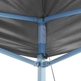 Vidaxl Party tent with 2 side walls Foldable 2x2 m steel anthracite