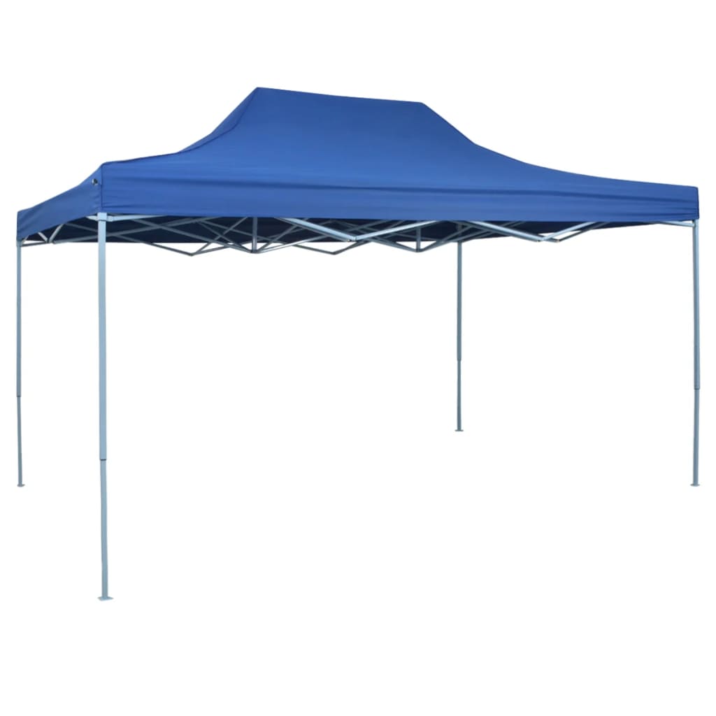 Vidaxl partyTent foldbar 3x4 m stålblå