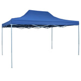 Vidaxl PartyTent sammenleggbar 3x4 m stålblått