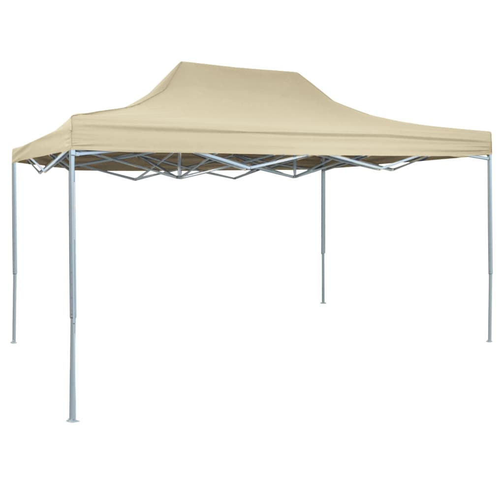 Vidaxl PartyTent pliable de 3x4 m crème en acier