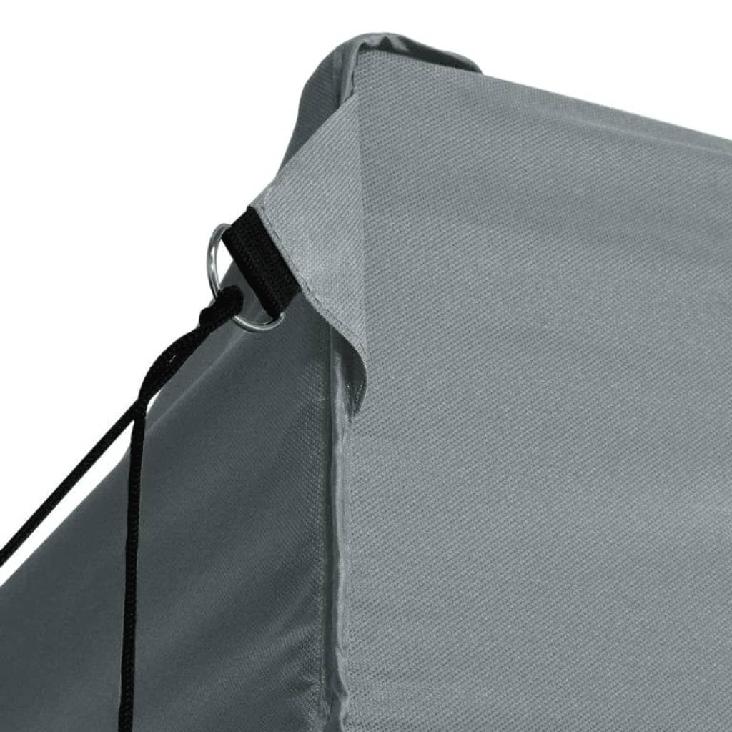 Vidaxl Party tent with 3 side walls collapsable 3x4 m steel anthracite