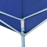 Vidaxl Arbor pliable avec 2 parois latérales 5x5 m bleu