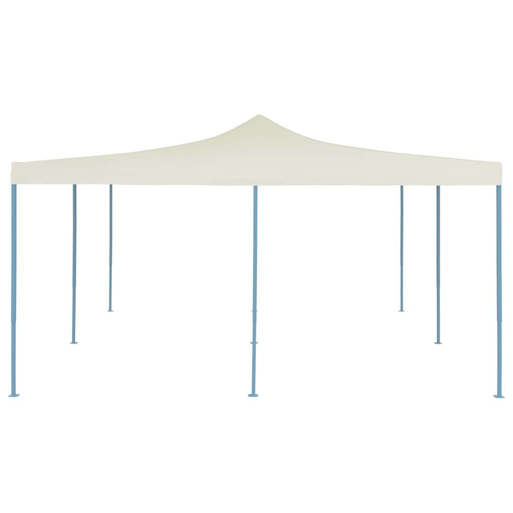 Vidaxl arbor foldable 5x5 m cream