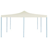 Vidaxl arbor foldable 5x5 m cream