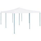 Vidaxl arbor pliable 5x5 m blanc