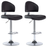 Vidaxl barstoelen 2 st kunstleer zwart