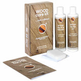 Set di cure in legno Vidaxl 2x250 ml di assistenza