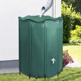 Vidaxl Rain barrel foldable with tap 1000 L