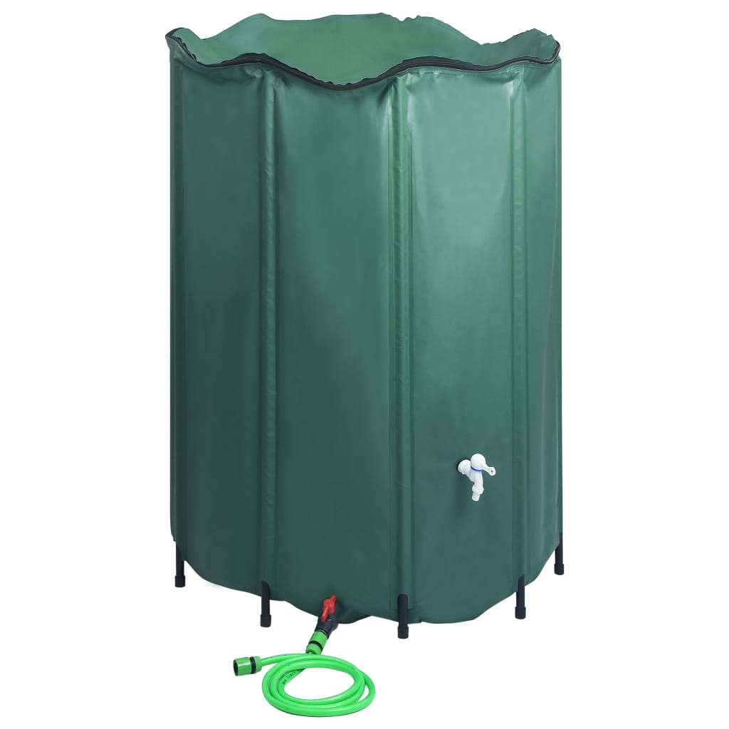 Vidaxl Rain Barrel pliable avec Tap 1250 L