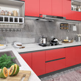 Vidaxl Meuble Huile auto-adhésive 500x90 cm PVC rouge