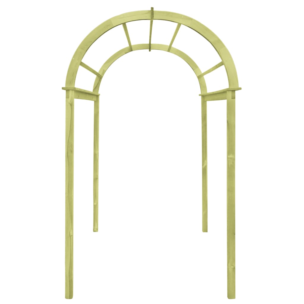 Vidaxl Garden Arch 125x150x235 cm Pine impregnato