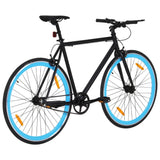 Vidaxl bicycle with fixed gear 700 C 51 cm Black and blue