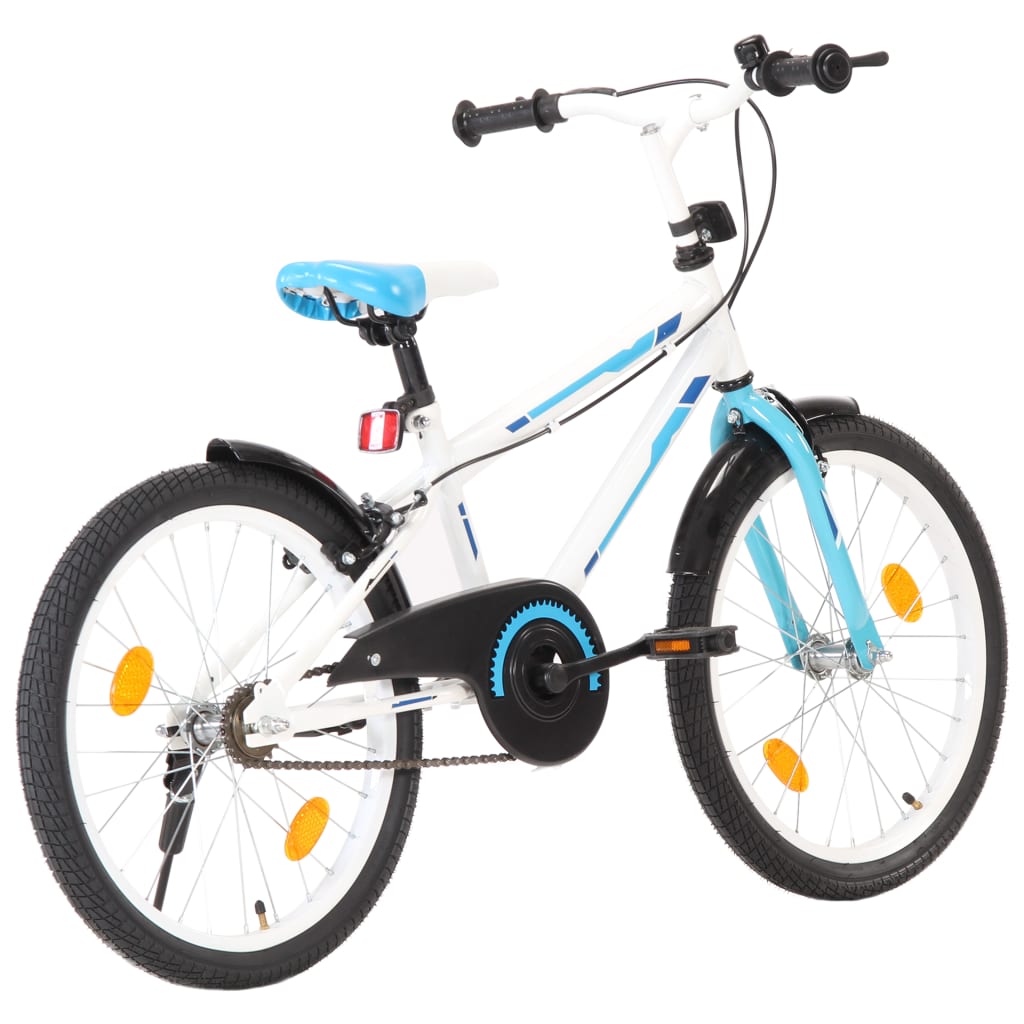 Vidaxl Kinderrad 20 Zoll blau und weiß